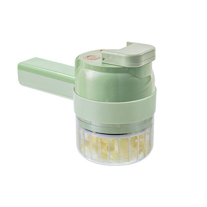 Wireless Electric Vegetable Dicer with Egg Beater Attachment