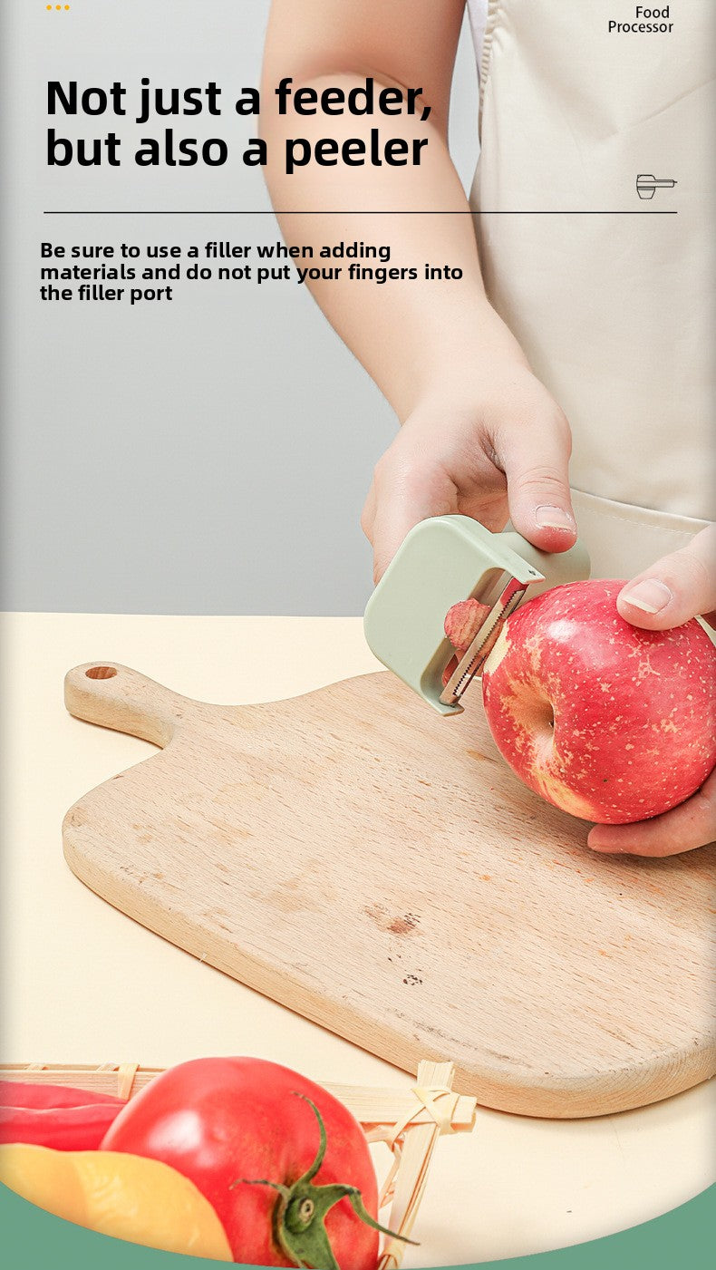 Wireless Electric Vegetable Dicer with Egg Beater Attachment